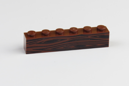 Show details for 1 x 6 - Brick Reddish Brown - Holzoptik schwarz Picture of 1 x 6 - Brick Reddish Brown - Holzoptik schwarz