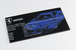 Show details for P136 Plakette-ferri_884pista-C61042W Picture of P136 Plakette-ferri_884pista-C61042W