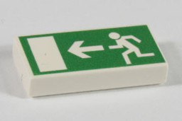 Show details for 1 x 2 -  Notausgang <- Picture of 1 x 2 -  Notausgang <-