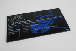 Show details for P265 Plakette 75341 Land Speeder Picture of P265 Plakette 75341 Land Speeder