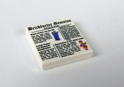 Show details for 2 x 2 - Fliese  - Brickfurter Zeitung Picture of 2 x 2 - Fliese  - Brickfurter Zeitung