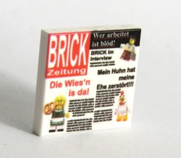 Show details for 2 x 2 - Fliese White - Brick-Zeitung Picture of 2 x 2 - Fliese White - Brick-Zeitung