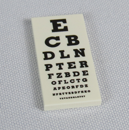 Show details for 2 x 4 - Fliese Augensehtafel Picture of 2 x 4 - Fliese Augensehtafel