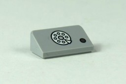 Show details for Telefon - 1x2 Slope Picture of Telefon - 1x2 Slope