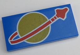 Show details for 2 x 4 - Fliese Blue - Space Galaxy Explorer Picture of 2 x 4 - Fliese Blue - Space Galaxy Explorer
