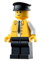 Show details for Ticketverkäufer Minifigur Picture of Ticketverkäufer Minifigur