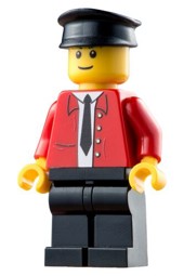 Show details for Lokführer Minifigur Picture of Lokführer Minifigur