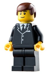 Show details for Minifigur mit Krawatte Picture of Minifigur mit Krawatte