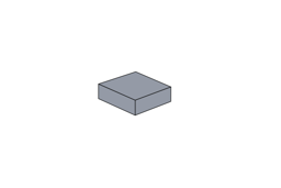 Show details for 1 x 1 - Fliese Light Bluish Gray Picture of 1 x 1 - Fliese Light Bluish Gray