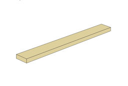 Show details for 1 x 8 - Fliese Tan Picture of 1 x 8 - Fliese Tan