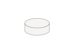 Show details for Rund 1 x 1 - Fliese White Picture of Rund 1 x 1 - Fliese White