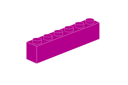 Show details for 1 x 6 - Magenta Picture of 1 x 6 - Magenta