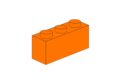 Show details for 1 x 3 - Orange Picture of 1 x 3 - Orange