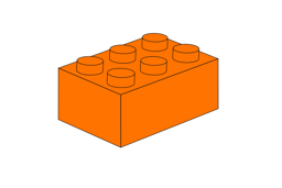 Show details for 2 x 3 - Orange Picture of 2 x 3 - Orange