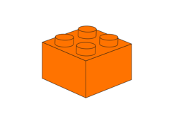 Show details for 2 x 2 - Orange Picture of 2 x 2 - Orange