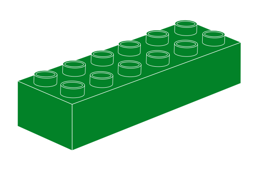 Show details for Duplo 2 x 6 Green Picture of Duplo 2 x 6 Green