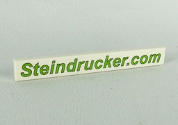 Show details for 1 x 8  -  Fliese weiß -  Steindrucker Picture of 1 x 8  -  Fliese weiß -  Steindrucker