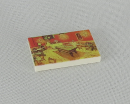 Show details for G024 / 2 x 3 - Fliese Gemälde Nachtcafe Picture of G024 / 2 x 3 - Fliese Gemälde Nachtcafe