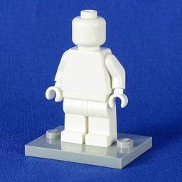 Show details for Minifigure Plate Grey Picture of Minifigure Plate Grey
