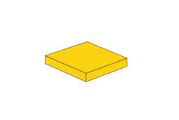 Show details for 2 x 2 - Fliese Yellow Picture of 2 x 2 - Fliese Yellow