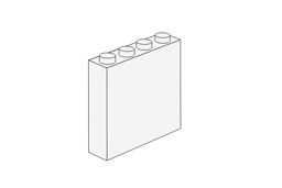 Show details for 1 x 4 x 3 - White Picture of 1 x 4 x 3 - White