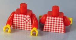 Show details for Torso Rot Karohemd Picture of Torso Rot Karohemd