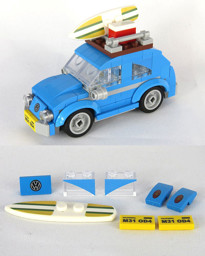 Show details for Mini Beetle Custom Bricks Picture of Mini Beetle Custom Bricks