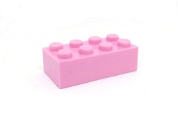 Show details for 500 Stück - 2x4 Stein Rosa Picture of 500 Stück - 2x4 Stein Rosa