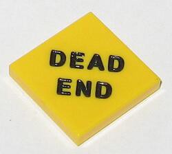 Show details for 2 x2  -  Fliese gelb - Dead End Picture of 2 x2  -  Fliese gelb - Dead End