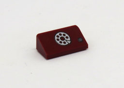 Show details for DRed - Telefon - 1x2 Slope Picture of DRed - Telefon - 1x2 Slope