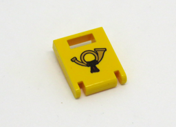 Show details for Gelbe Postkastentür Picture of Gelbe Postkastentür