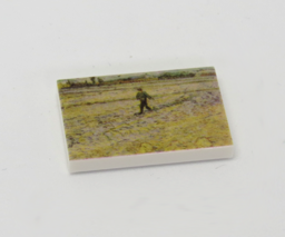 Show details for G040 / 2 x 3 - Fliese Gemälde Der Sämann Picture of G040 / 2 x 3 - Fliese Gemälde Der Sämann