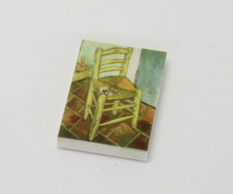 Show details for G076 / 2 x 3 - Fliese Gemälde Van Gogh's Chair Picture of G076 / 2 x 3 - Fliese Gemälde Van Gogh's Chair