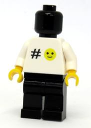 Show details for Torso white #smilie Picture of Torso white #smilie