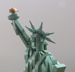 Show details for Statue of Liberty Face for Lego 21042 Picture of Statue of Liberty Face for Lego 21042