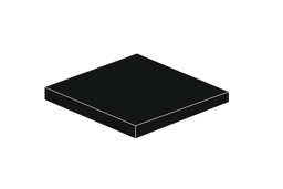 Show details for 4 x 4 - Fliese Black Picture of 4 x 4 - Fliese Black