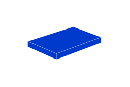 Show details for 2 x 3 - Fliese Blue Picture of 2 x 3 - Fliese Blue