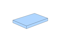 Show details for 2 x 3 - Fliese Light Royl Blue Picture of 2 x 3 - Fliese Light Royl Blue