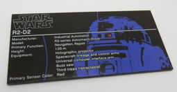 Show details for P255 / Plakette R2D2 Picture of P255 / Plakette R2D2