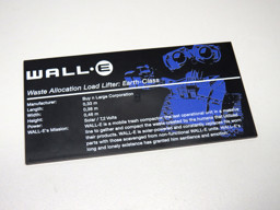 Show details for P001 / Plakette 21303 -walleee- Picture of P001 / Plakette 21303 -walleee-