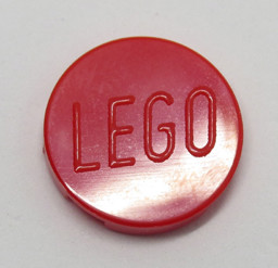 Show details for Noppenschrift 2 x 2 - RundFliese Rot  Picture of Noppenschrift 2 x 2 - RundFliese Rot