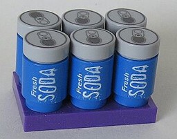 Show details for Soda Sixpack aus LEGO® Steine Picture of Soda Sixpack aus LEGO® Steine