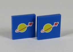 Show details for 2 x 2 - Fliese Blue - Space Classic Picture of 2 x 2 - Fliese Blue - Space Classic