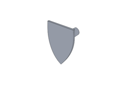 Show details for Small knight's shield Picture of Small knight's shield