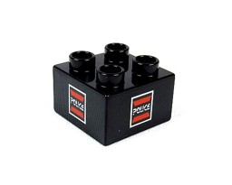 Show details for Duplostein 2x2 Police Picture of Duplostein 2x2 Police