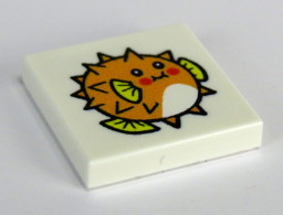 Show details for 2 x 2 - Fliese Kugelfisch Picture of 2 x 2 - Fliese Kugelfisch