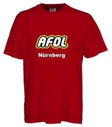 Show details for Afol T- Shirt Red Picture of Afol T- Shirt Red