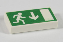 Show details for 1 x 2 -  Notausgang V Picture of 1 x 2 -  Notausgang V