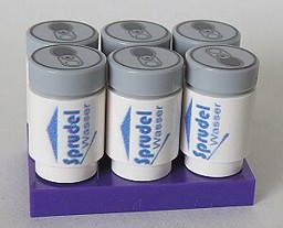 Show details for Sprudelwasser Sixpack aus LEGO® Steine Picture of Sprudelwasser Sixpack aus LEGO® Steine