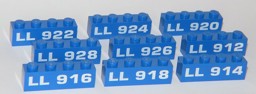 Show details for 1x4 Blue LL... - Space Classic Picture of 1x4 Blue LL... - Space Classic